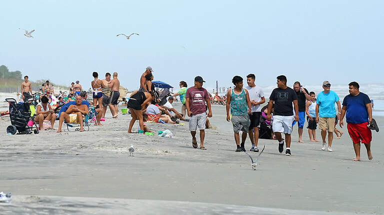 Dorian creeps up the coast while those in the Carolinas wait, watch and worry