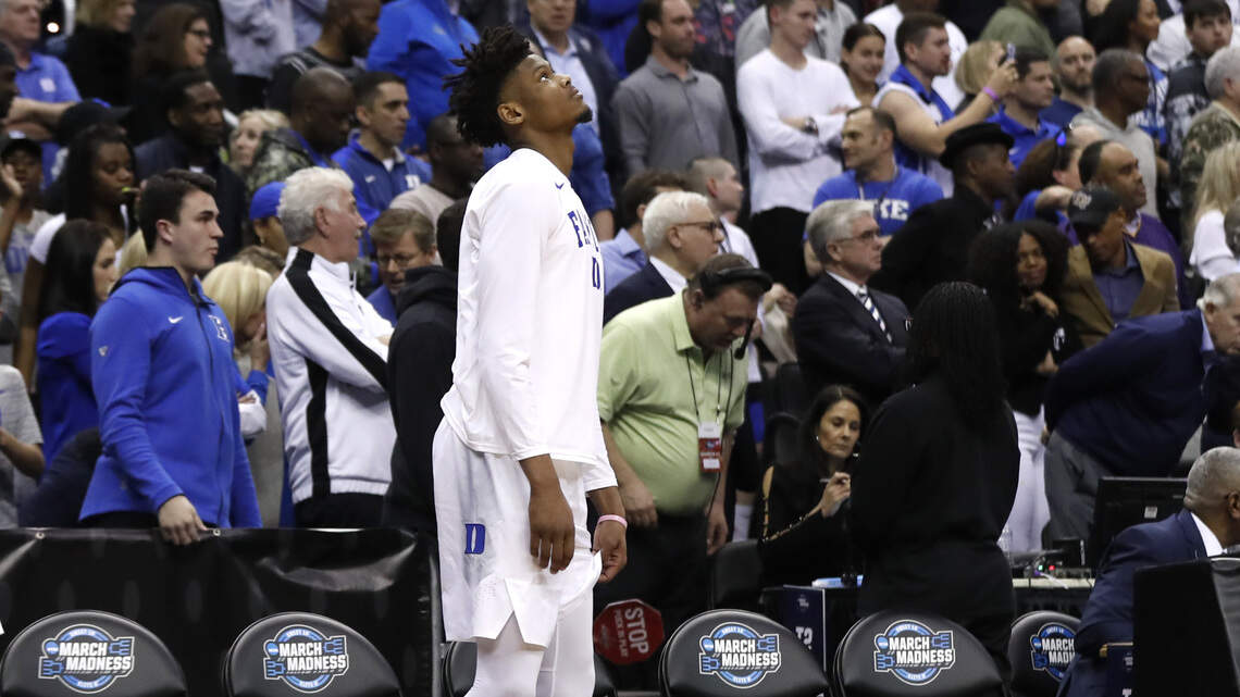 Duke keeps pregame promise to Reddish, who missed Virginia Tech game with knee injury