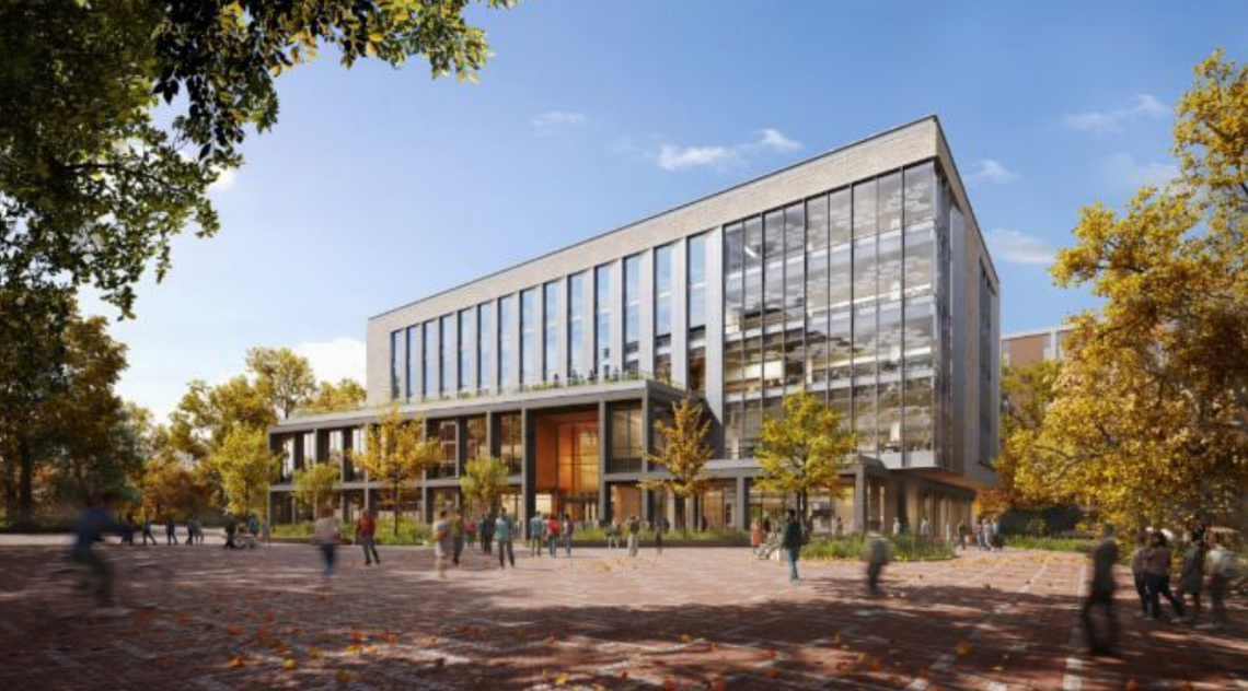 The Integrative Sciences Building, now under construction at N.C. State University in Raleigh.