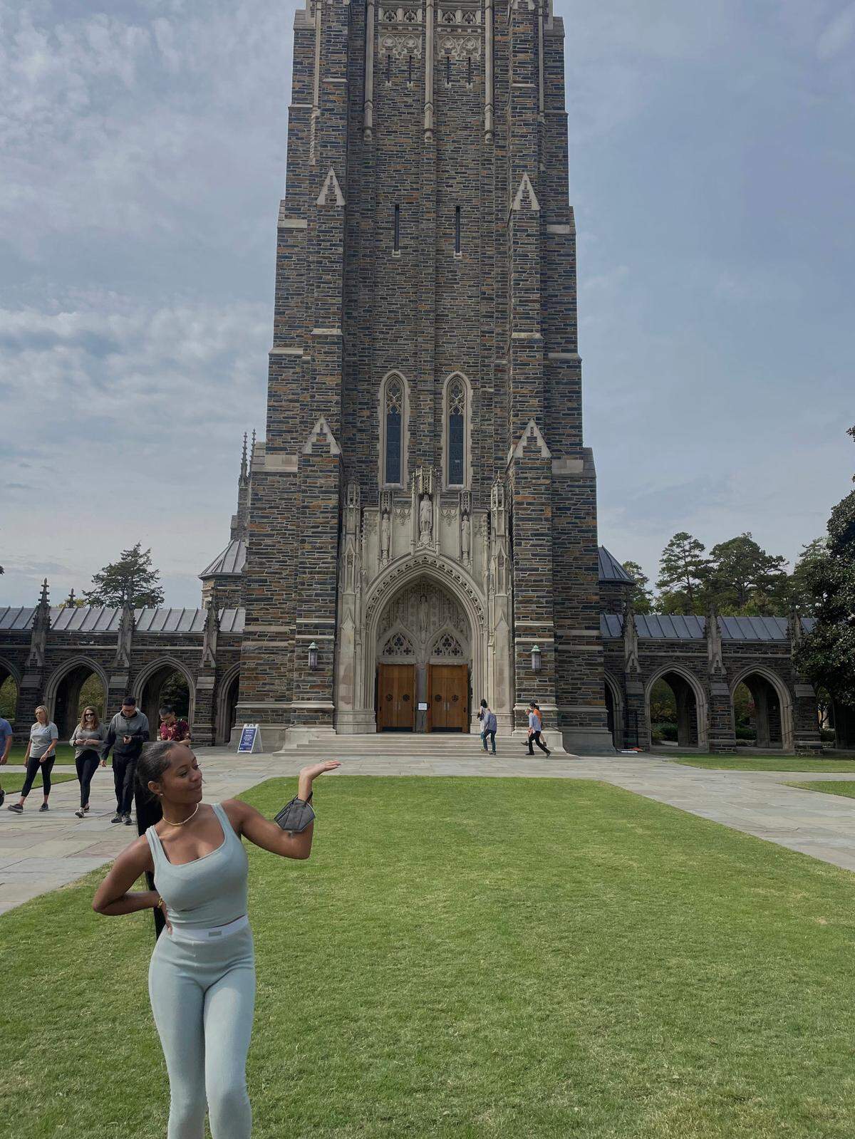 Daya Brown visited Duke University in 2022.