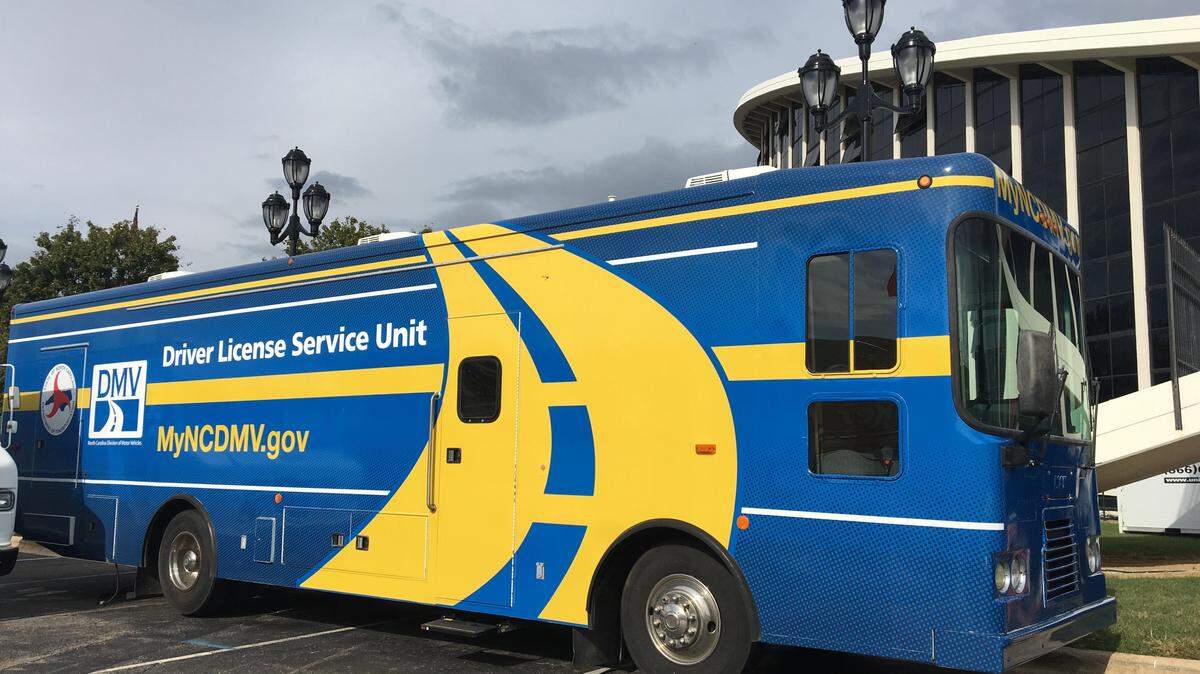 The N.C. DMV’s mobile office will be open every day at the State Fair except Sundays.