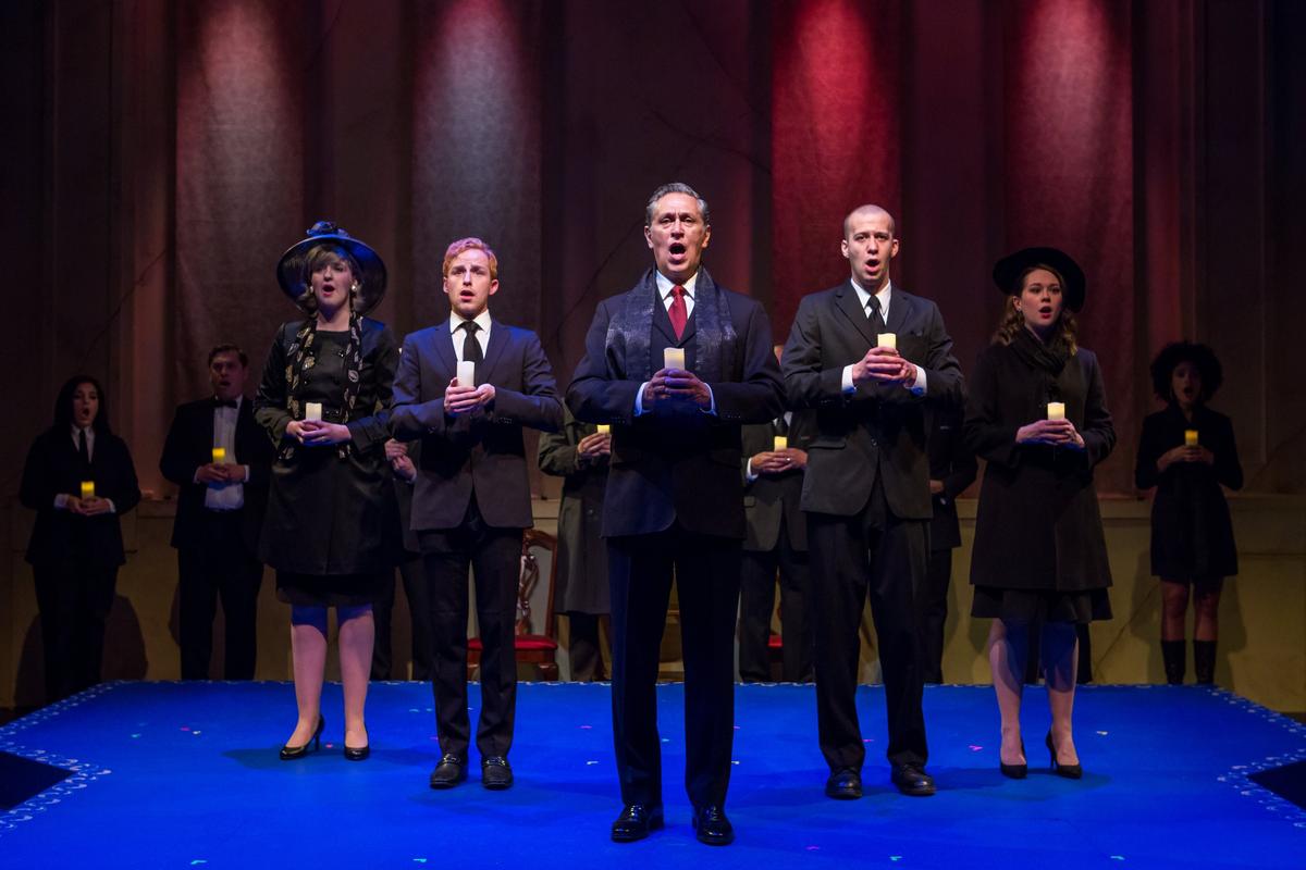Randolph Curtis Rand and the cast of the Burning Coal Theatre Company's production of Mike Bartlett’s "King Charles III."