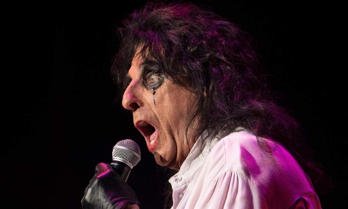 Alice Cooper performs at the “Freaks On Parade 2023 Tour” to Raleigh, N.C.’s Coastal Credit Union Music Park at Walnut Creek, Tuesday night, Aug. 29, 2023.