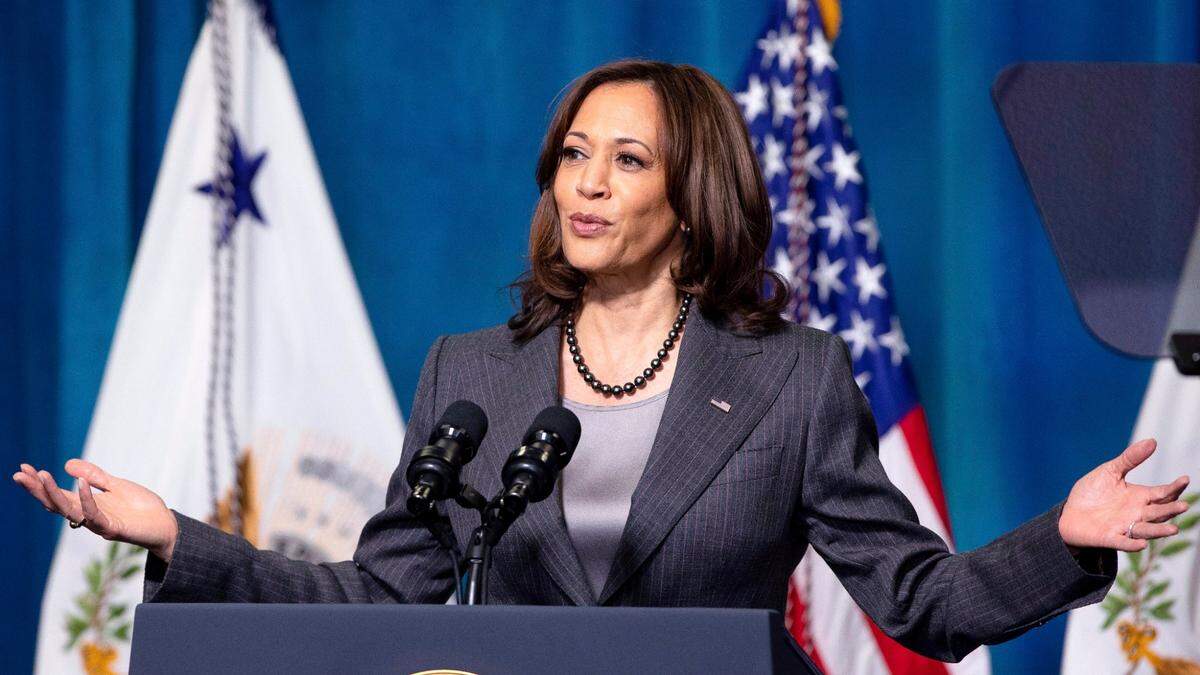 Vice President Kamala Harris speaks at an event at Durham Technical Community College in Durham, N.C., Wednesday, March 2, 2022.