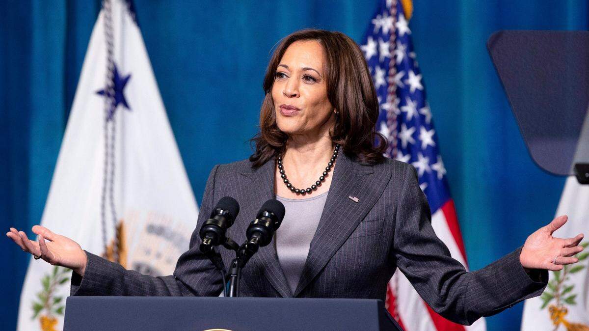 Vice President Kamala Harris speaks at an event at Durham Technical Community College in Durham, N.C., Wednesday, March 2, 2022.