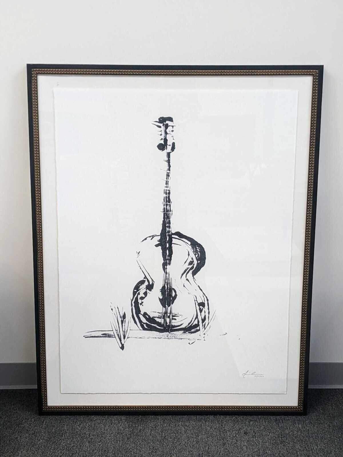 Styron and Hughes features unique artwork, such as this painting by Chris Coleman, a former touring member of Kings of Leon.