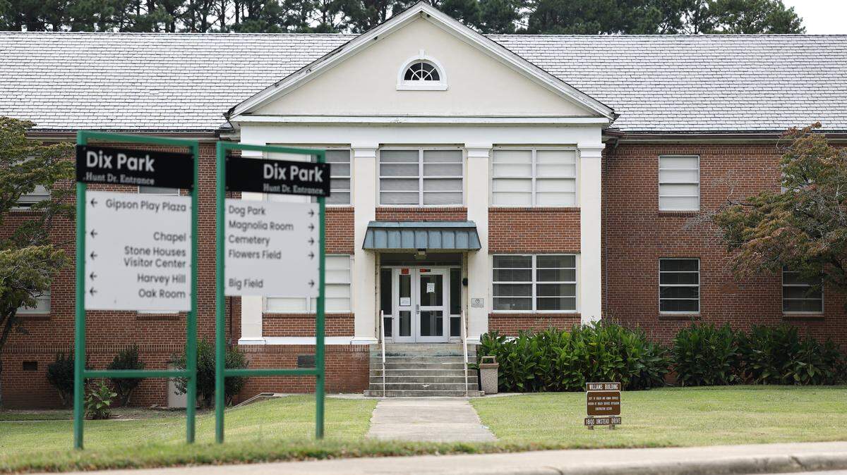 The Williams Building on the campus of Dix Park in Raleigh, N.C., photographed Tuesday, Sept. 9, 2025.