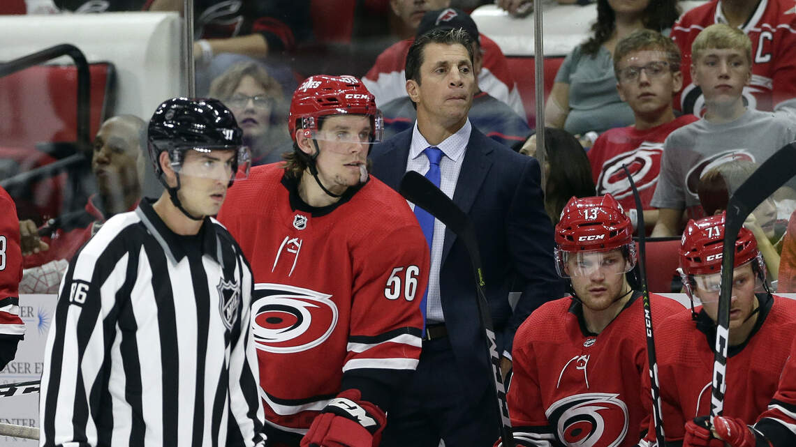 In his second season, Hurricanes’ Rod Brind’Amour has same coaching style and passion
