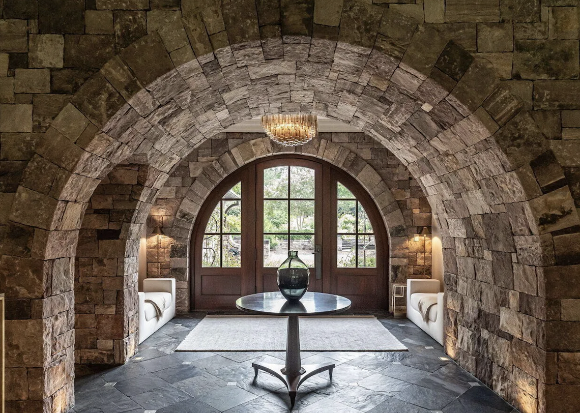 The foyer at 483 Rosemont inside Hills of Rosemont community, a gated enclave about a 30-minute drive to downtown Raleigh.