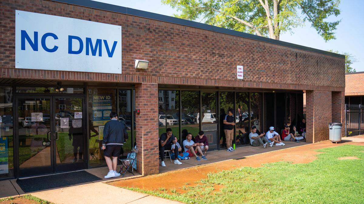 The DMV has implemented a new check in process that allows customers to monitor their spot in line virtually, rather than waiting in person, and hired more personnel.