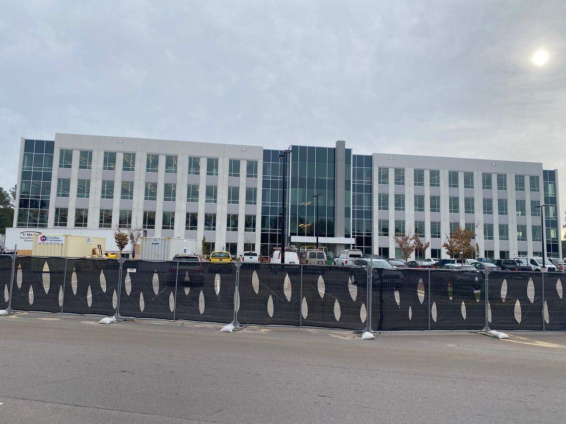 Apple is the tenant of this four-store building in Durham, real estate sources confirm.