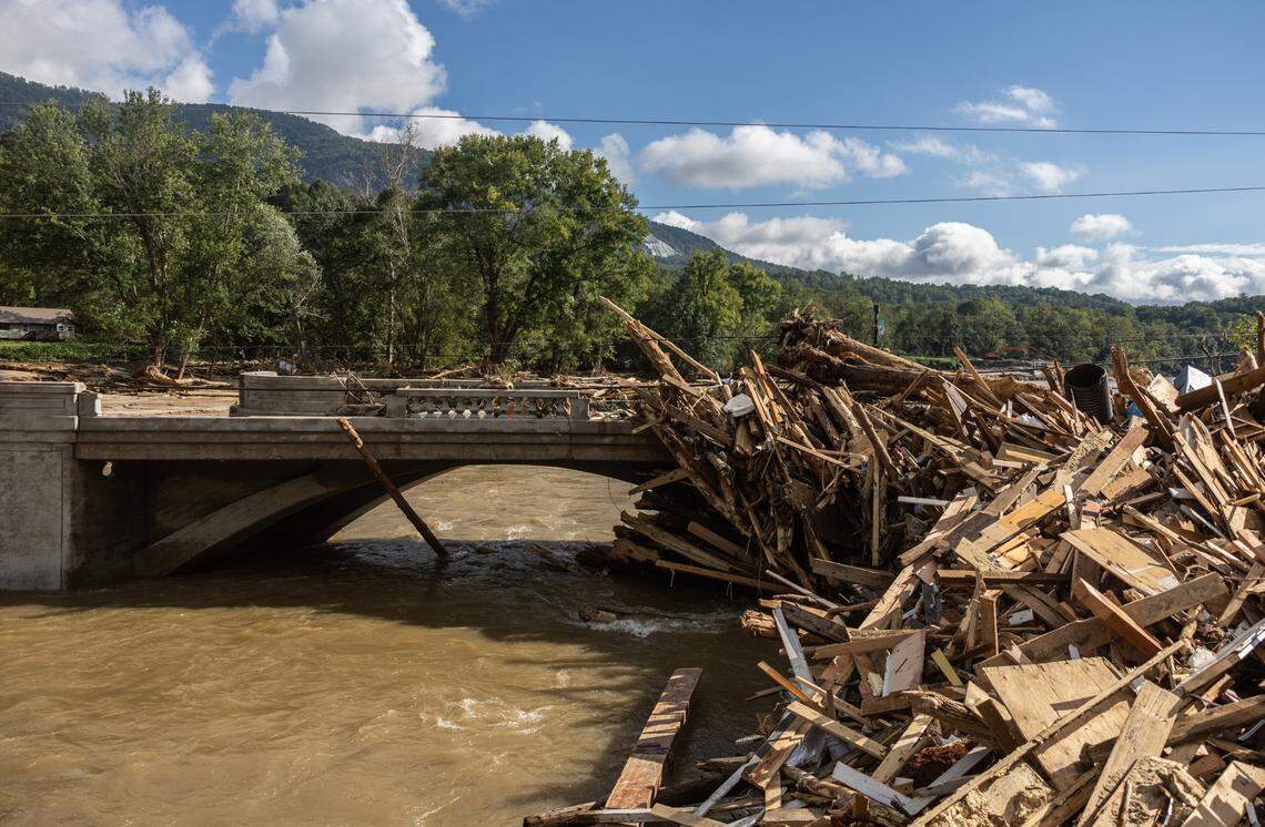 in Lake Lure, N.C. on Saturday, September 28, 2024.