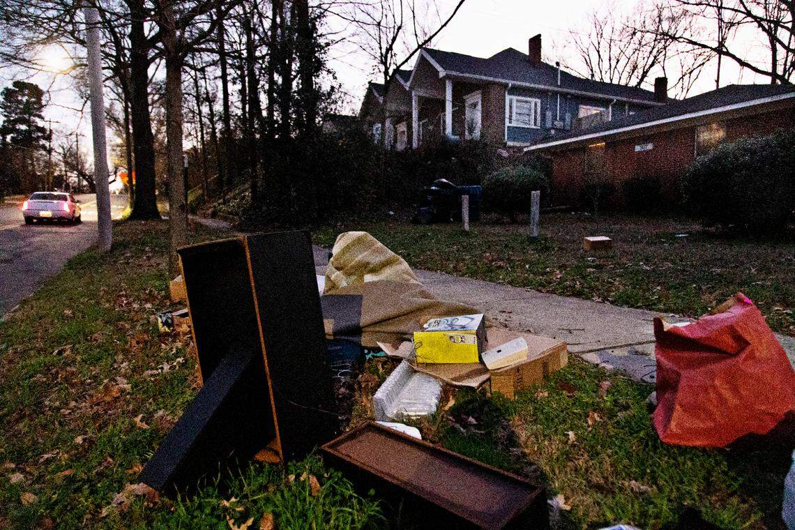 Twelve families had until Dec. 31 to leave their homes on North Buchanan Boulevard in Durham after Braswell Properties sold the complex in October. Only six of the 12 families have been able to find other housing.