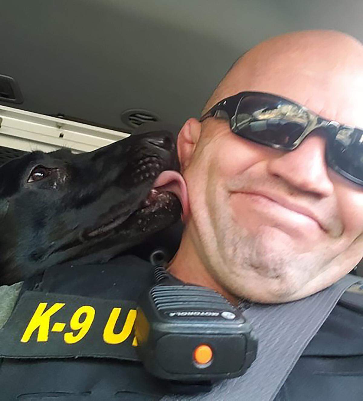 Wake County Deputy Ned Byrd and his K-9 Sasha in this undated file photo.
