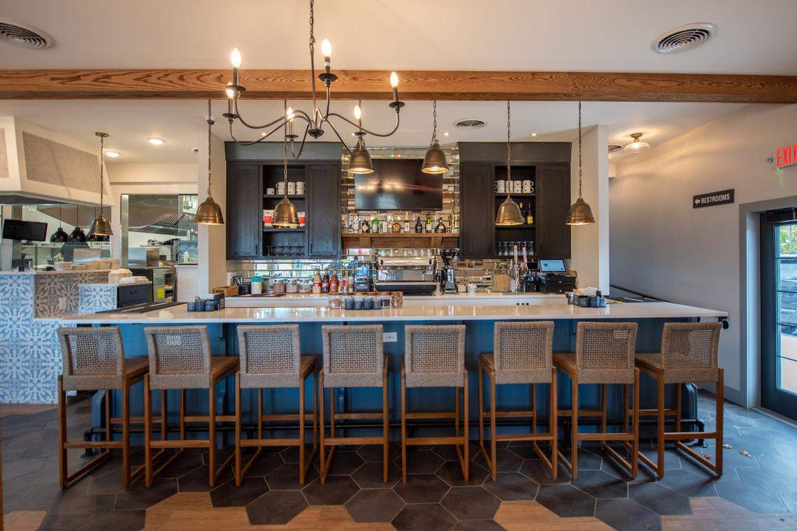 The design of Simply Crepes is inspired by the modern farmhouse style, said restaurant co-owner Nicole Williams.