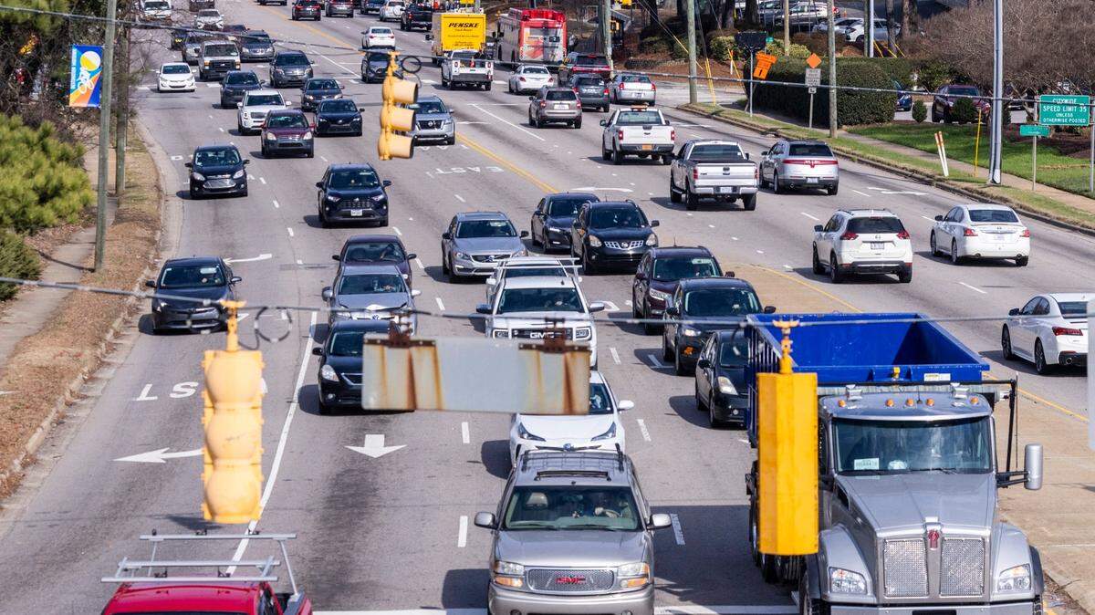 Why are the lanes on Raleigh’s Wake Forest Road so scarily narrow? The answer.