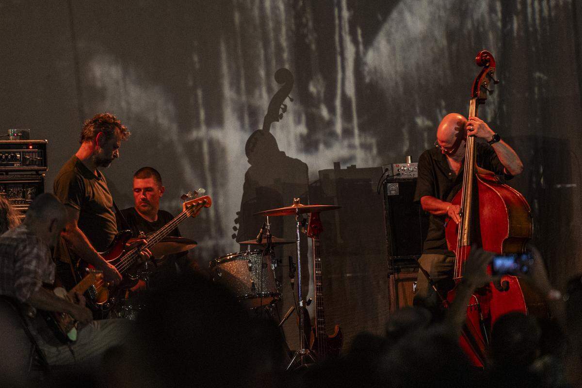 Godspeed You! Black Emperor&nbsp;performs Moore Square during Day 2 of the 15th annual Hopscotch Music Festival in downtown Raleigh on Friday, Sept. 5, 2025.