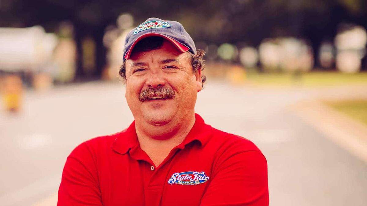 Joe Crosby, grounds superintendent at the NC State Fairgrounds. His house at the fairgrounds was destroyed by fire.