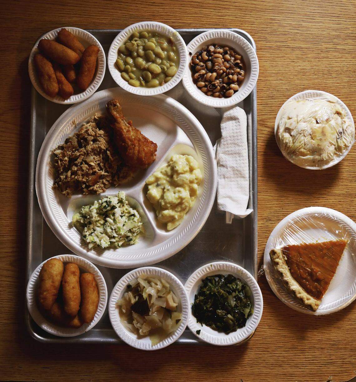 Steve and Gerri Grady have run Grady’s Barbecue since 1986 in Dudley, NC. While Steve handles the barbecue, Gerri takes care of the side dishes that are often adapted from family recipes.