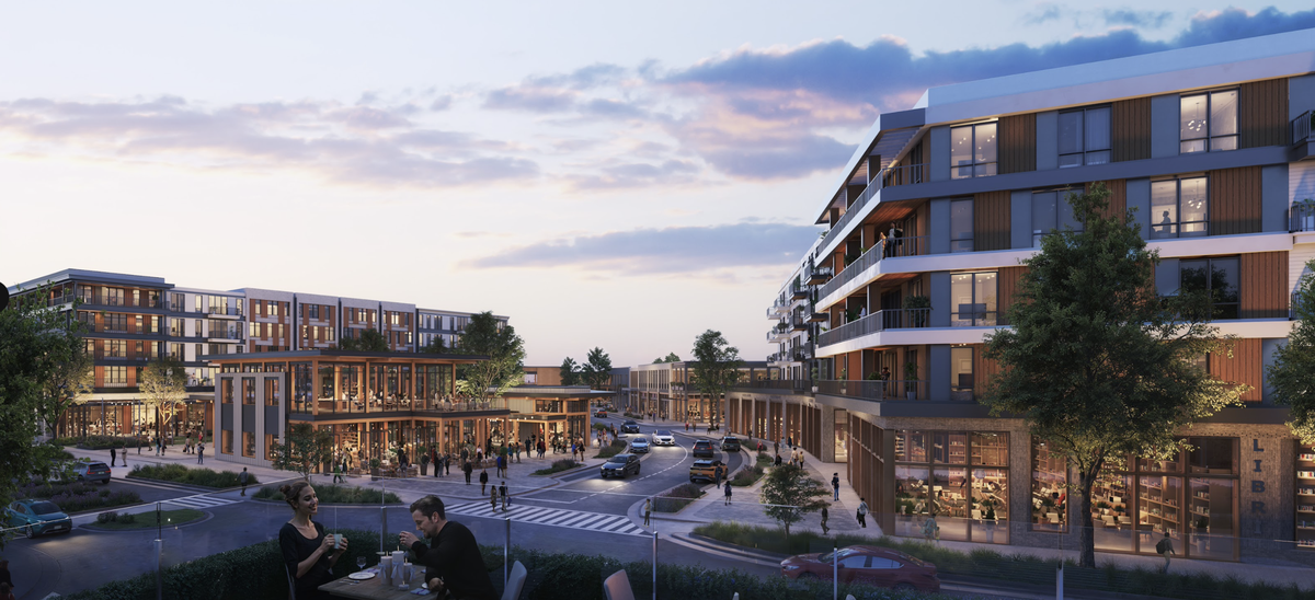 A rendering of Veridea, “live-work-play” community planned for roughly 1,100 acres between U.S. Highway 1 and N.C. 540 in Apex.