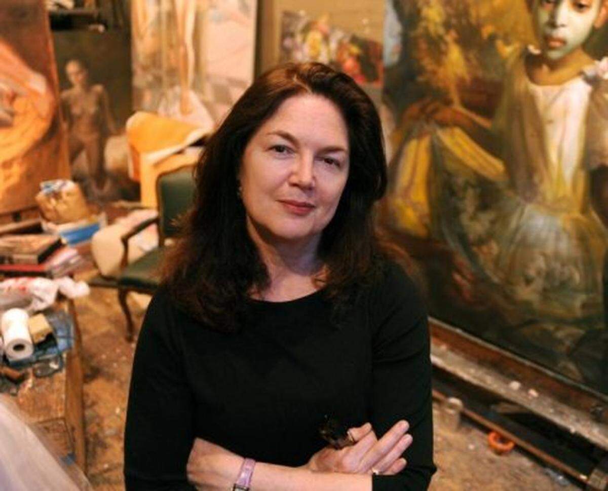 Artist Margaret Bowland, a North Carolina native, lives in New York. "Painting the Roses Red" at CAM Raleigh is her first solo museum exhibition in North Carolina.