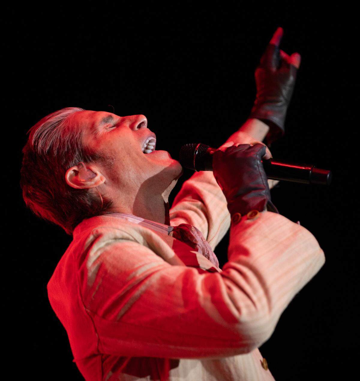Jane’s Addiction performs at Raleigh, N.C.’s Red Hat Amphitheater, Tuesday night, Sept. 3, 2024.