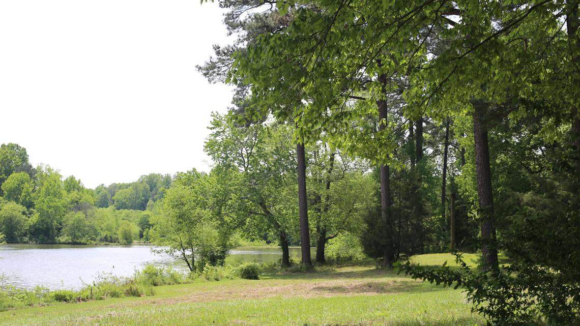 The Walton Farm overlooks Richland Lake near William B. Umstead State Park. The Triangle Land Conservancy and Wake County arranged for a conservation easement that will keep the farm from being developed.