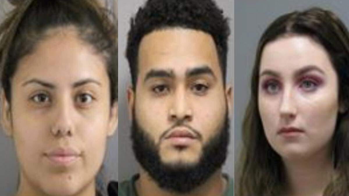 From left, Kamila Garcia Alban, Elijzah Johnson and Crystal Leeann Hoskins.
