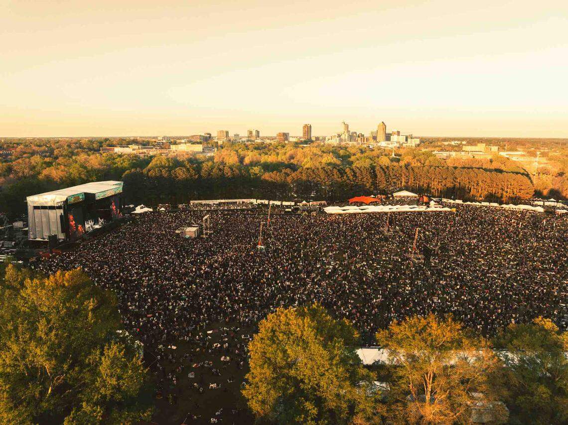 An estimated 100,000 people attended Dreamville Fest 2023 over the span of two days in Raleigh, NC.