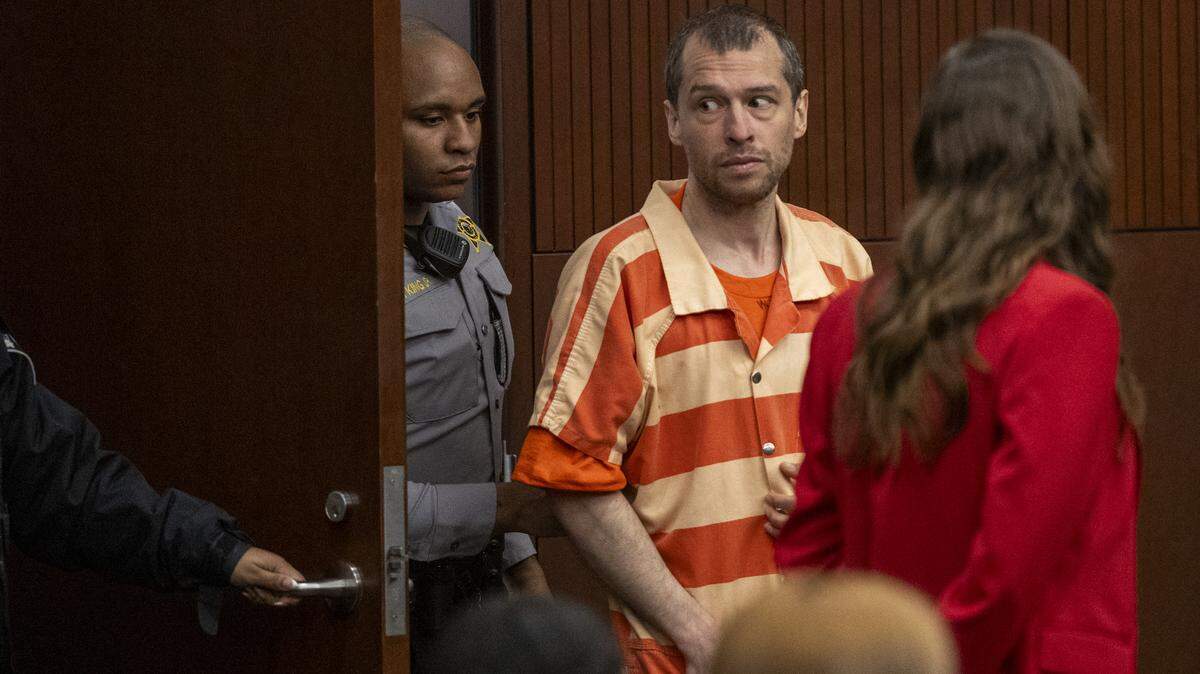 Ryan Camacho, 36, who is charged in the killing of Raleigh schoolteacher Zoe Welsh, makes his first court appearance on Monday, Jan. 5, 2026, at the Wake County Justice Center in Raleigh.