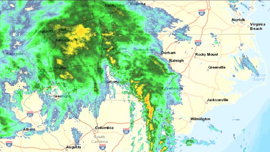 A day of tornado warnings across the Triangle, with 2 twisters reported on the ground in NC