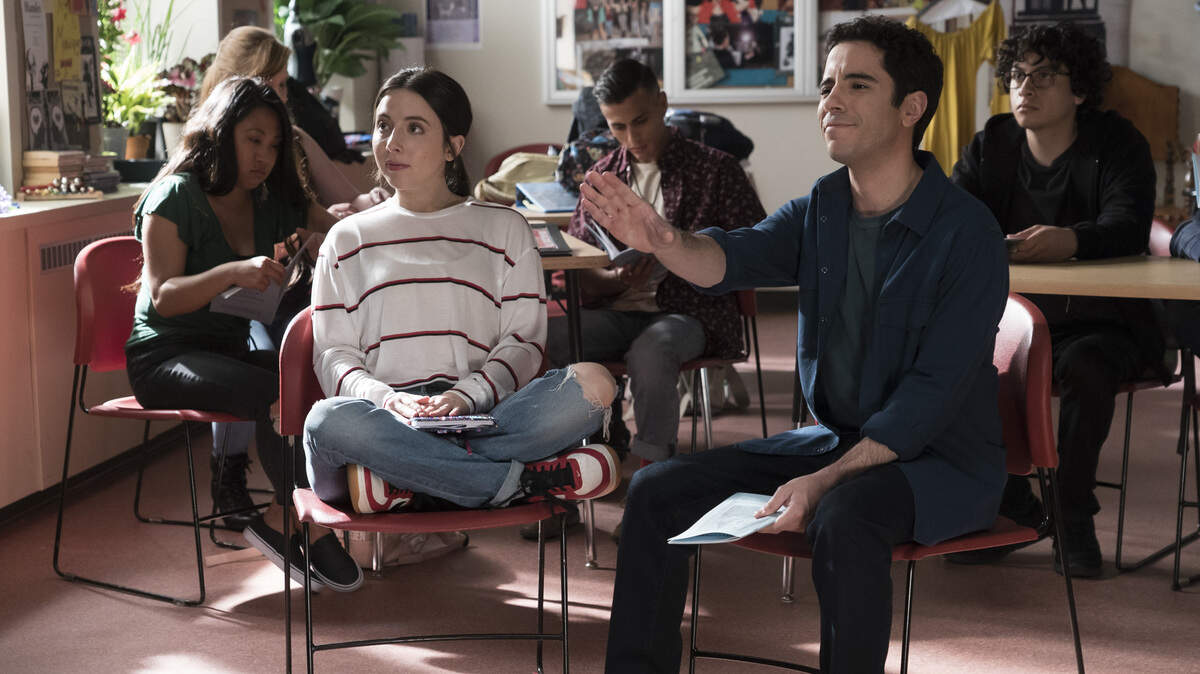 Esther Povitsky, left, and Benji Aflalo in Freeform’s “Alone Together.”