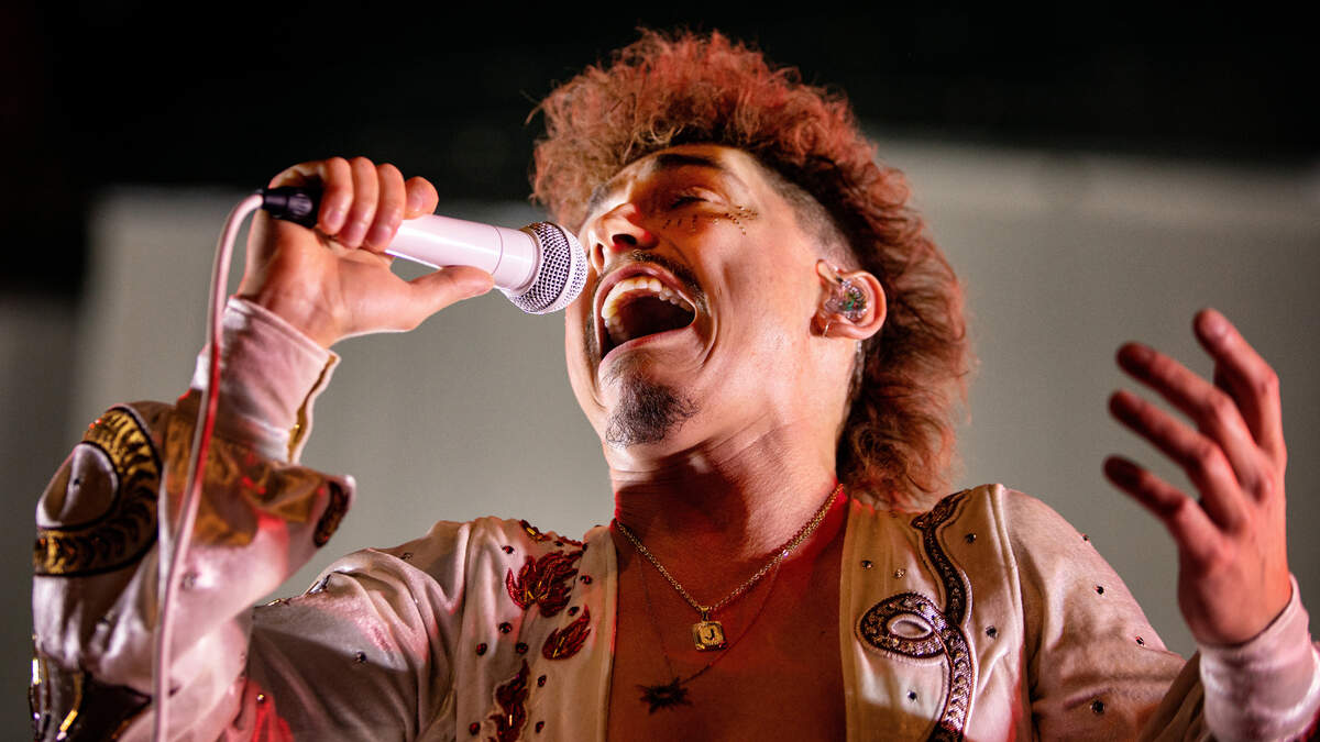 Greta Van Fleet in concert at Raleigh, N.C.’s PNC Arena with Houndmouth, Monday night, March 13, 2023.