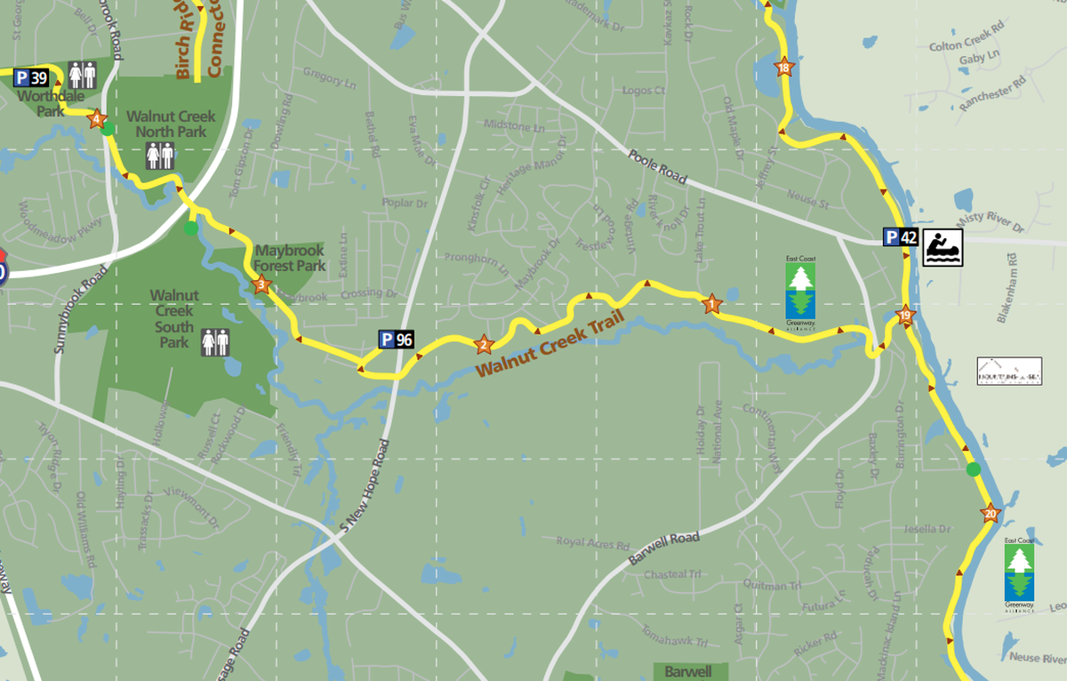 A fire destroyed part of a wooden bridge on the Walnut Creek Trail between mile marker 2.25 and 2.5.