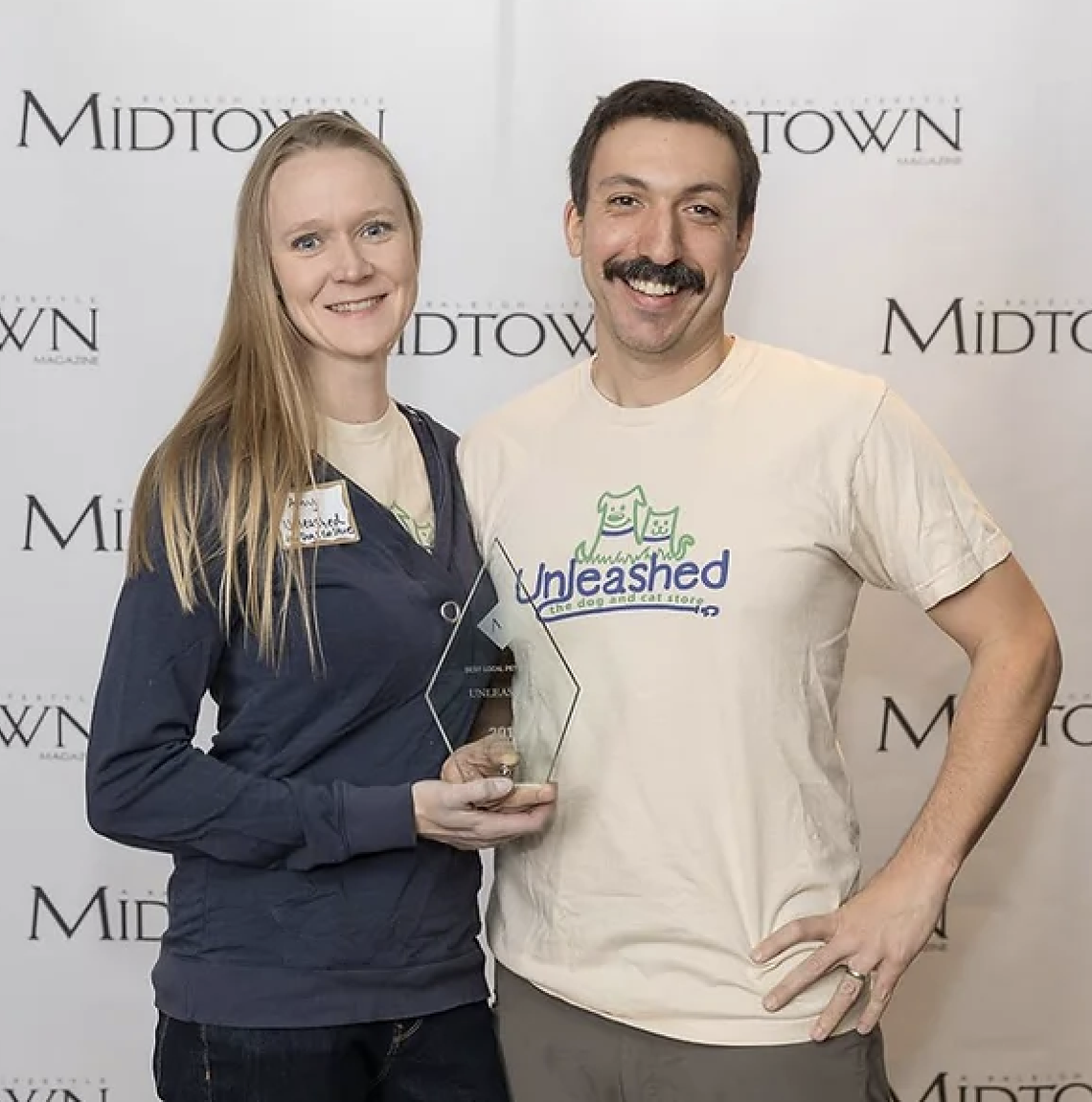 JP and Amy Phinney launched their pet supply store, Unleashed, at the N.C. State Fairgrounds’ Raleigh Market in 2007.