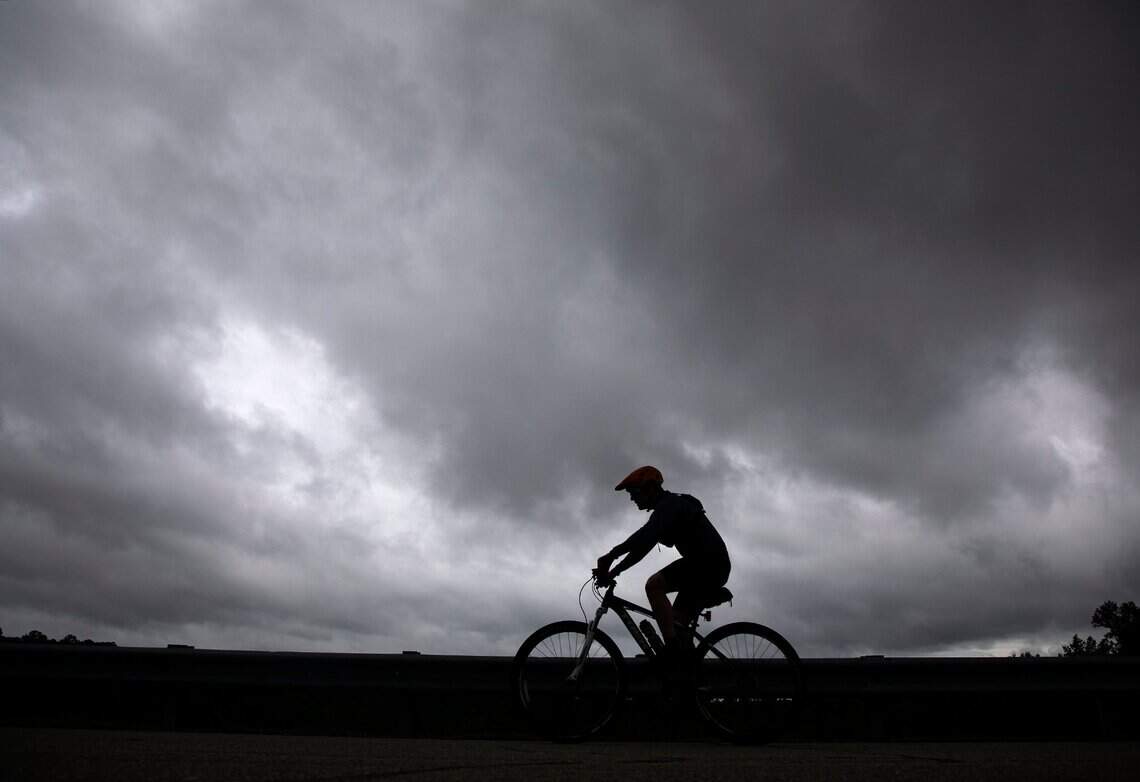 Second day of thunderstorms in the Triangle. Wind gusts could reach 40 mph
