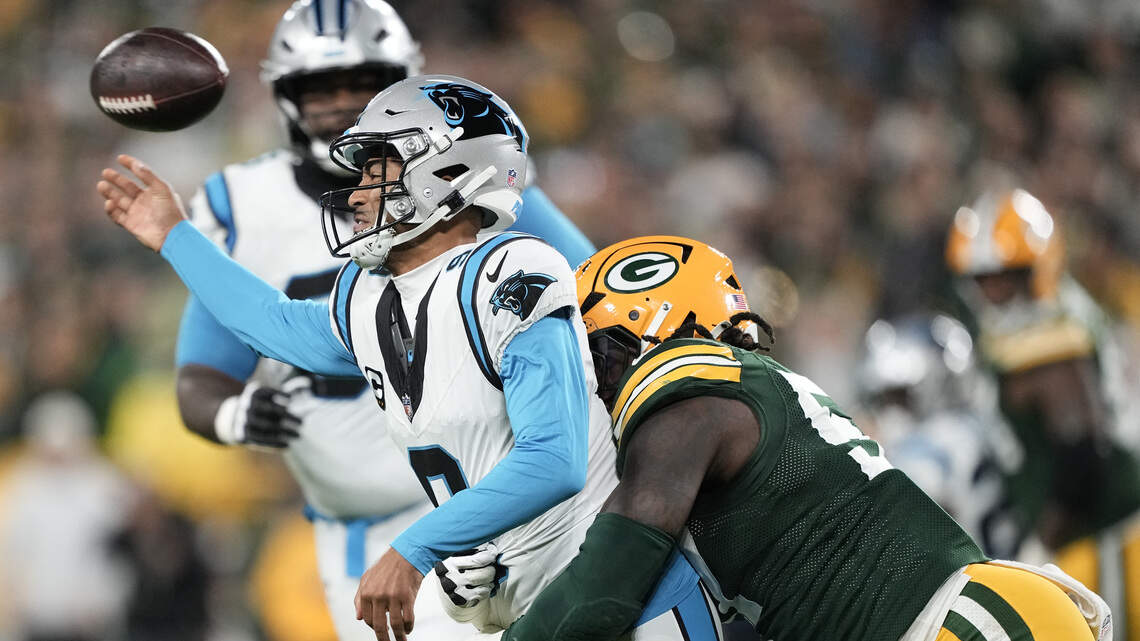 Bryce Young under siege as Carolina Panthers fall to Packers. Fast thoughts
