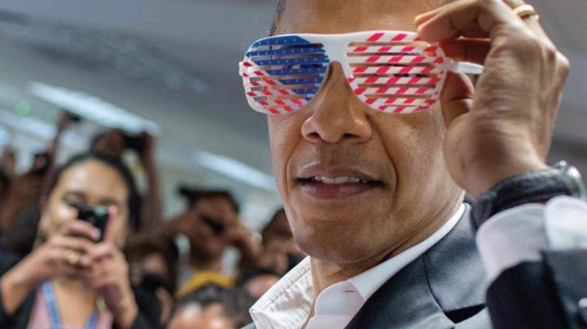 This photo of President Barack Obama, taken by former White House photographer Pete Souza, is on the cover of “Shade: A Tale of Two Presidents,” his upcoming book that compiles photographic commentary about the current White House.