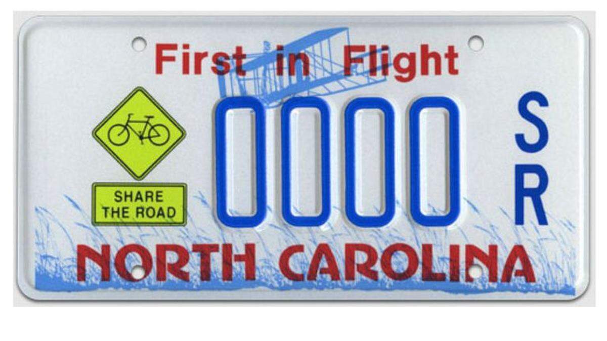 North Carolina law allows drivers to personalize their license plates, but not everything can be printed. 