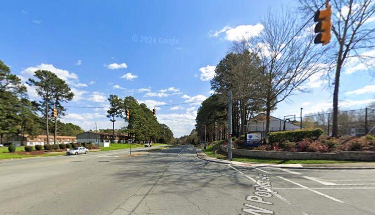 Carrboro’s West End Flats (at right), owned by Eller Capital Partners, and Chateau Apartments (left), owned by Chateau Apartments NC LLC and housing nonprofit Opportunity South Carolina, use a state loophole that exempts them from property taxes.