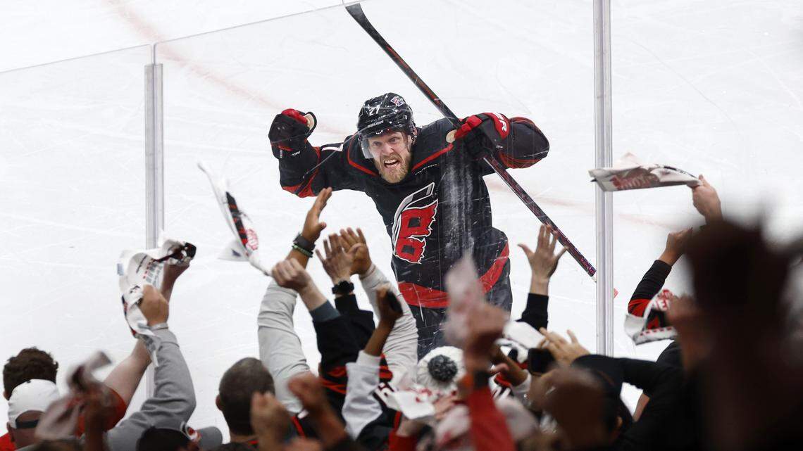 Hurricanes square Eastern Conference Final with Canadiens on Ehlers’ OT winner