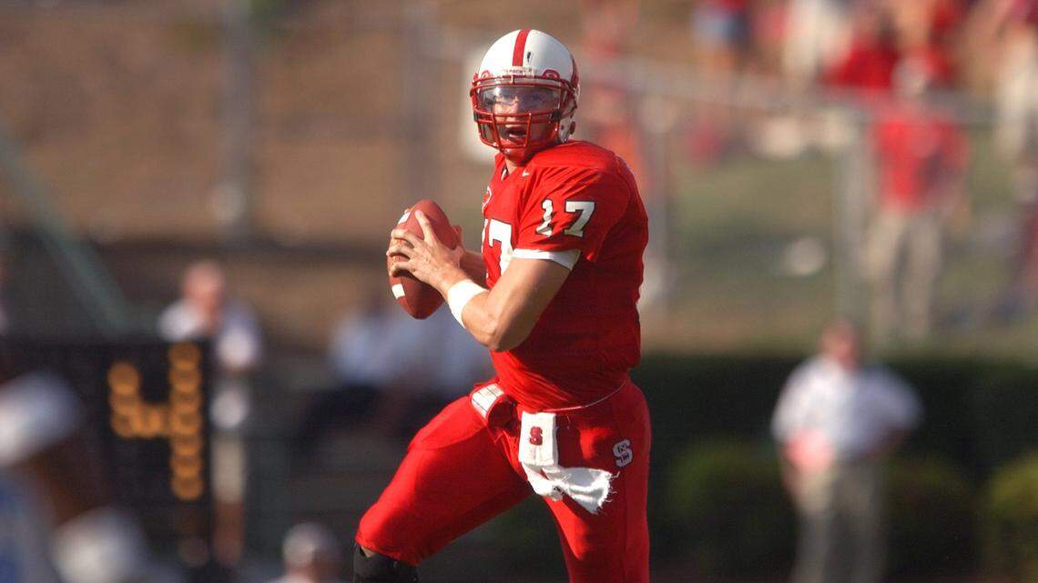 N.C. State’s Philip Rivers plays during their game against UNC in September 2003.