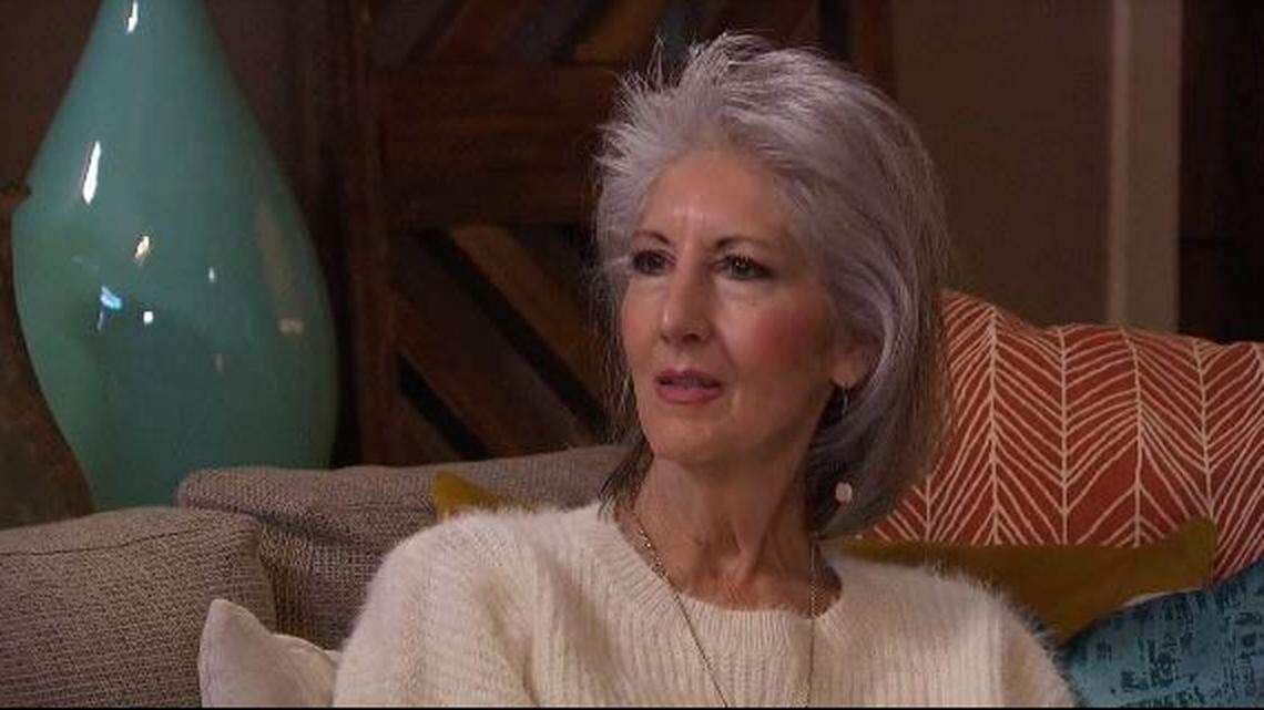 Patty James, mother of Raleigh native Matt James, in the season finale of his season of “The Bachelor” in 2021 on ABC.