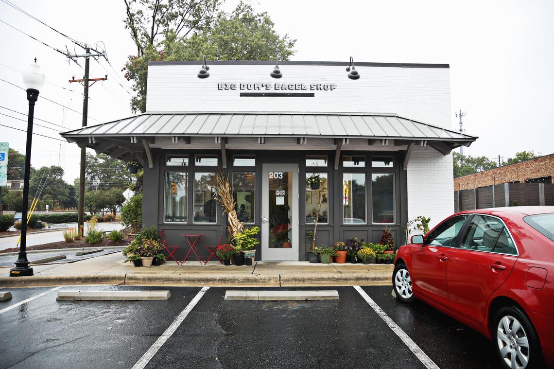 Big DomÕs Bagel Shop is a tiny shop in downtown Cary just around the corner from owners’ Amber and Zach Faulisi’s restaurant Pizzeria Faulisi.