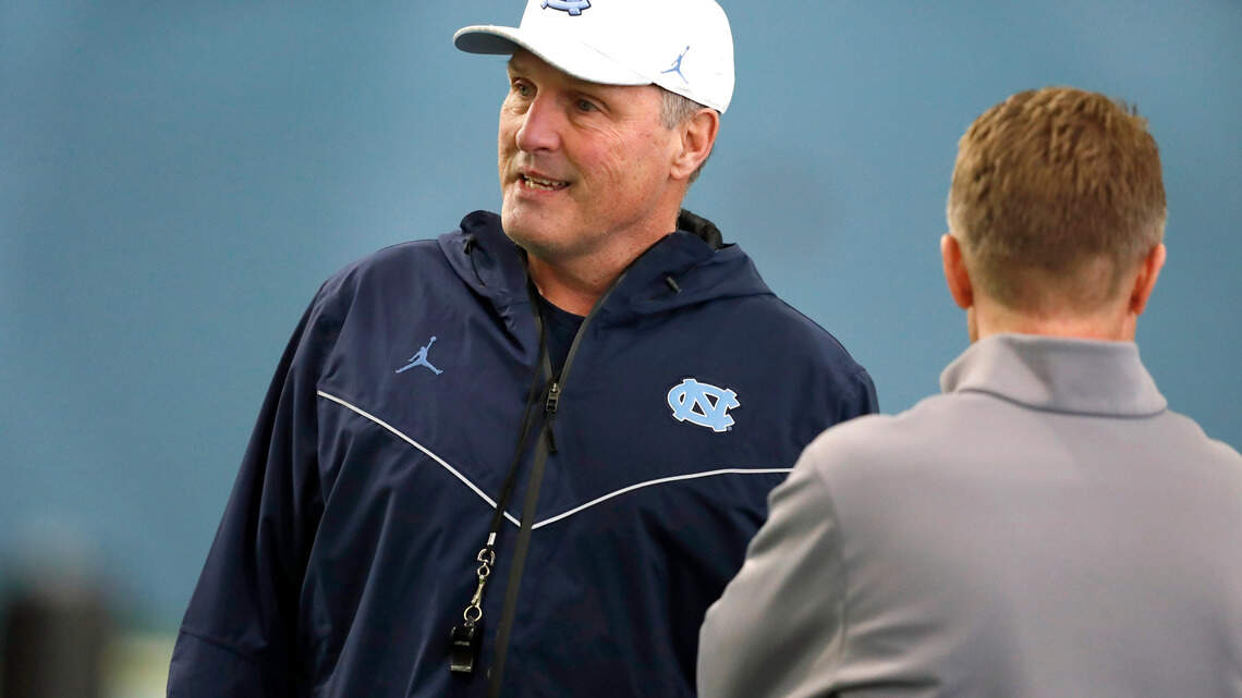 UNC assistant head football coach Tim Brewster leaving for new job