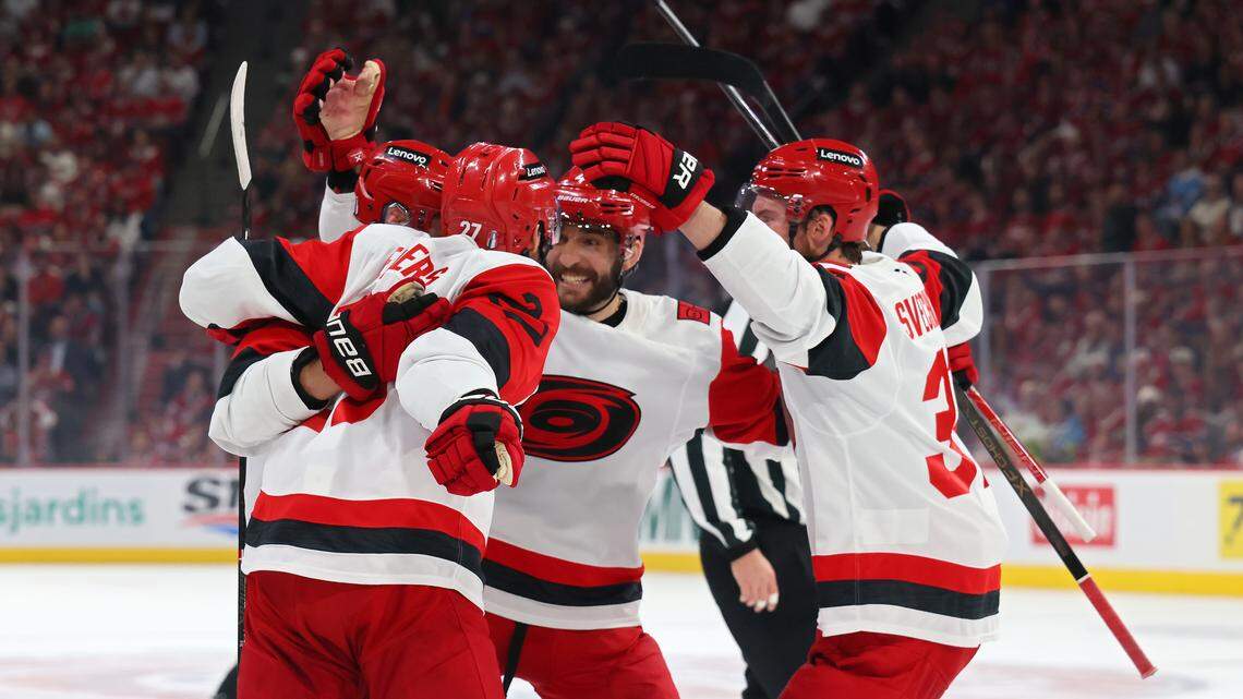 Photos: Carolina Hurricanes crush Montreal in Game 4