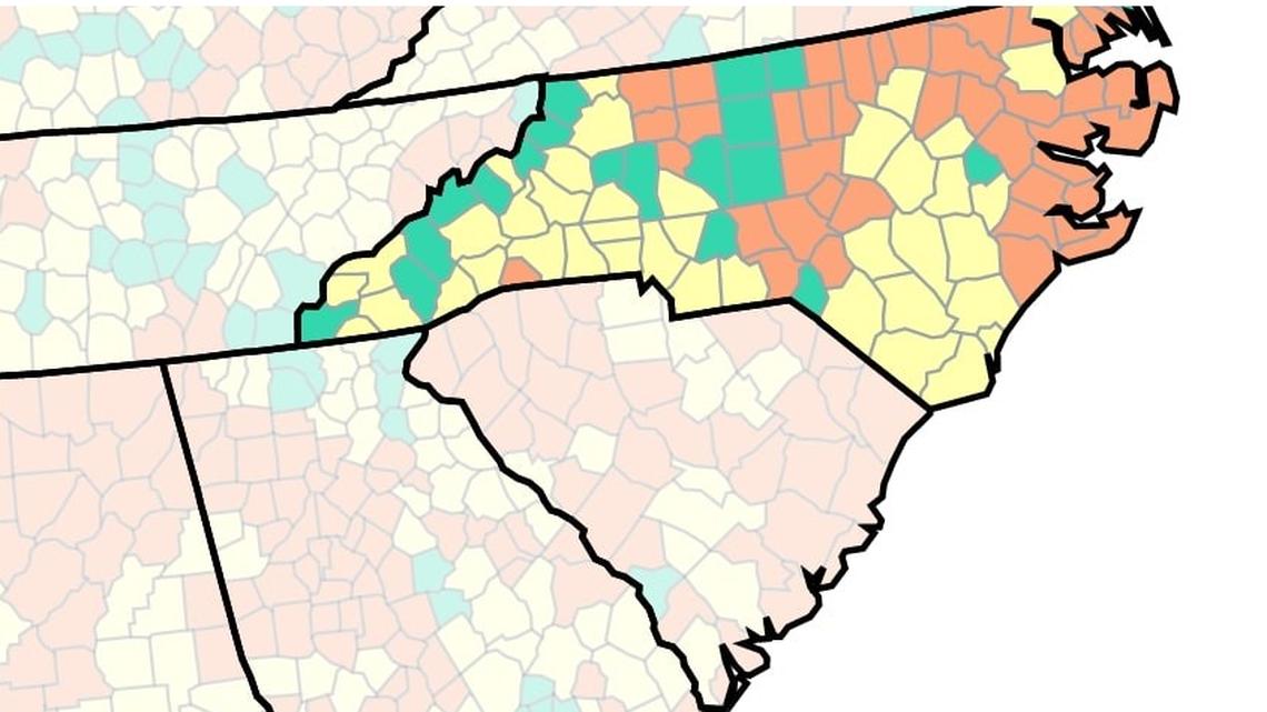 Nearly half of NC’s counties now have ‘high’ COVID community levels, CDC says