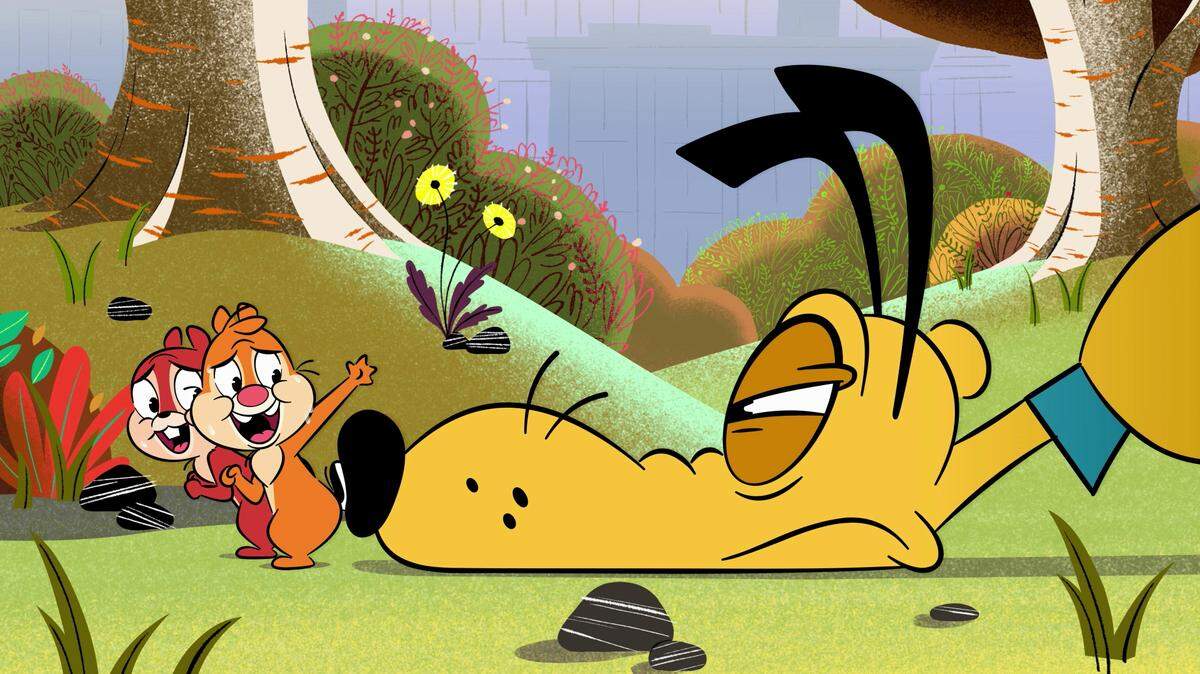 The new Disney+ series “Chip ‘n’ Dale: Park Life” follows chipmunks Chip and Dale having adventures in a big city park.