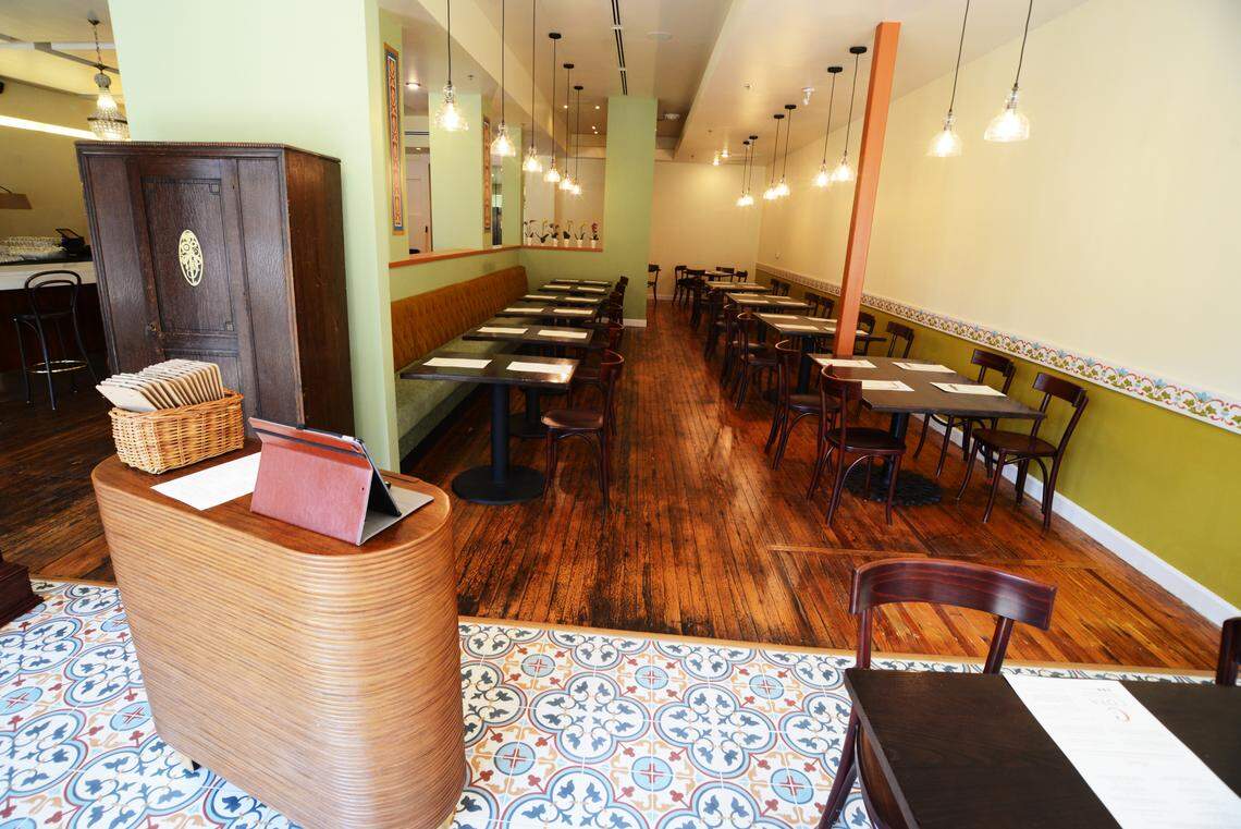 Copa takes over the former Revolution spot on West Main Street, a  5,500-square-foot space that's been renovated. Owners  built a larger kitchen than they had at Old Havana and finished the floors with vibrant handmade tiles and the windows with stained glass.