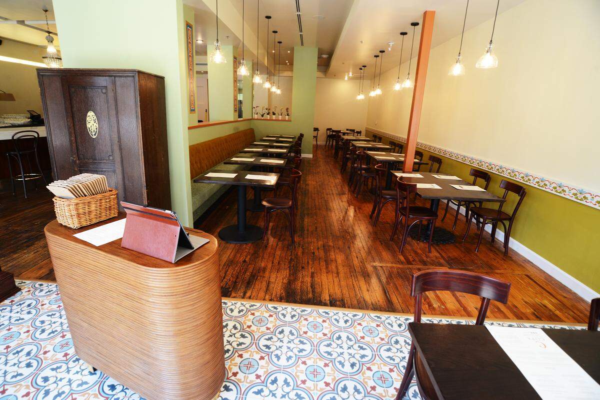 Copa takes over the former Revolution spot on West Main Street, a  5,500-square-foot space that's been renovated. Owners  built a larger kitchen than they had at Old Havana and finished the floors with vibrant handmade tiles and the windows with stained glass.